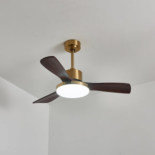 Xen Plafonnier Ventilateur Moderne en Bois