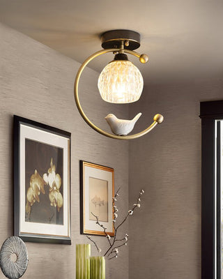Otis Linearo Plafonnier Céramique Oiseau Artiste Moderne Décoratif Chambre