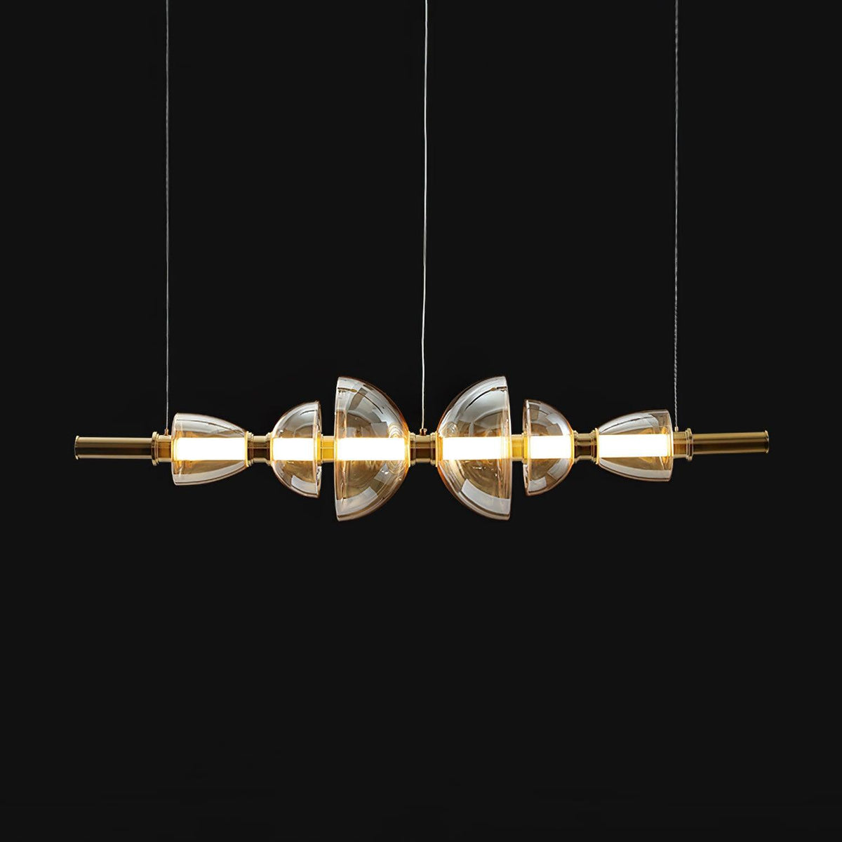 Elvessa Suspension en Verre Contemporaine