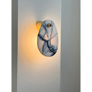 Norduvys Moderne Luxuriouse Métal Marbre Applique Murale