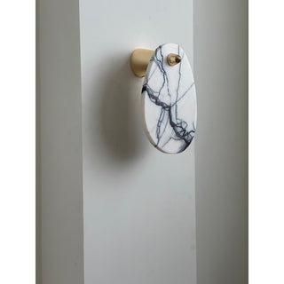 Norduvys Moderne Luxuriouse Métal Marbre Applique Murale