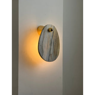 Norduvys Moderne Luxuriouse Métal Marbre Applique Murale
