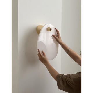 Norduvys Moderne Luxuriouse Métal Marbre Applique Murale