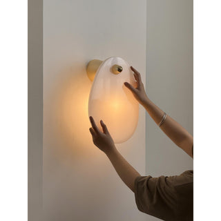 Norduvys Moderne Luxuriouse Métal Marbre Applique Murale