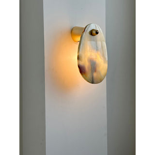 Norduvys Moderne Luxuriouse Métal Marbre Applique Murale