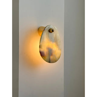 Norduvys Moderne Luxuriouse Métal Marbre Applique Murale