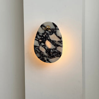 Norduvys Moderne Luxuriouse Métal Marbre Applique Murale