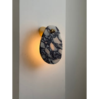 Norduvys Moderne Luxuriouse Métal Marbre Applique Murale