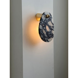 Norduvys Moderne Luxuriouse Métal Marbre Applique Murale