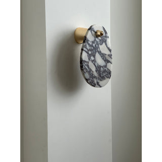 Norduvys Moderne Luxuriouse Métal Marbre Applique Murale