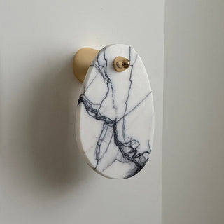 Norduvys Moderne Luxuriouse Métal Marbre Applique Murale