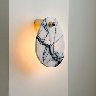Norduvys Moderne Luxuriouse Métal Marbre Applique Murale