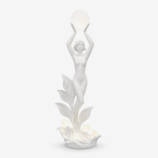 Aurora Muse Sculptural Floor Lamp-Neutral Decor