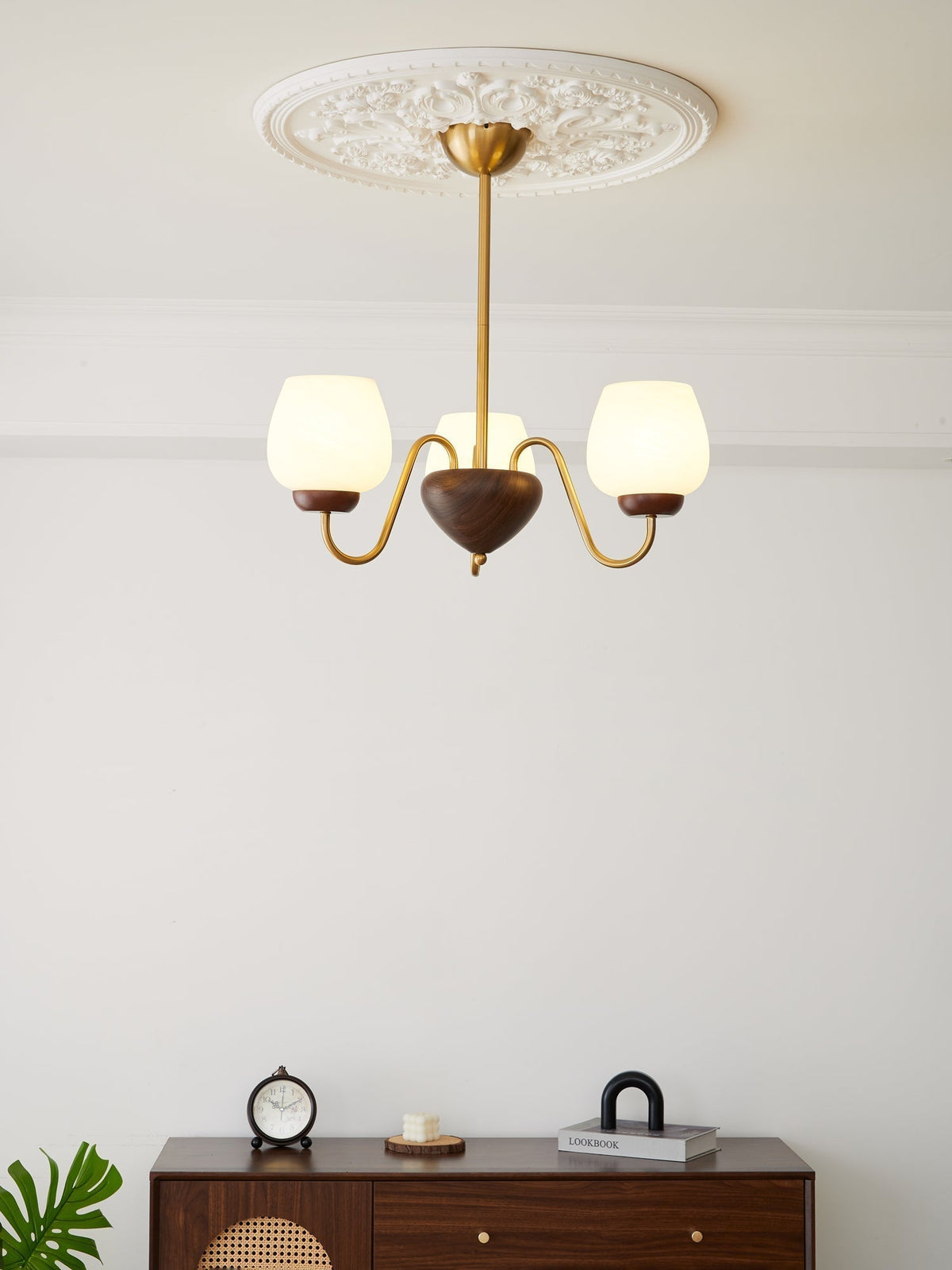 Sytheiel Lustre Bois Verre Premium Élégance
