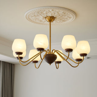 Sytheiel Lustre Bois Verre Premium Élégance