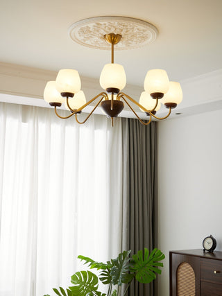 Sytheiel Lustre Bois Verre Premium Élégance