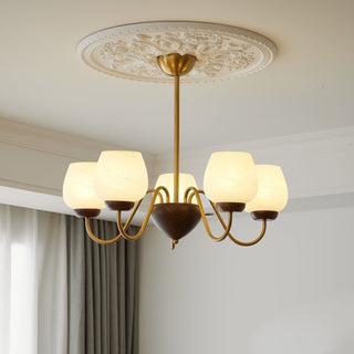 Sytheiel Lustre Bois Verre Premium Élégance