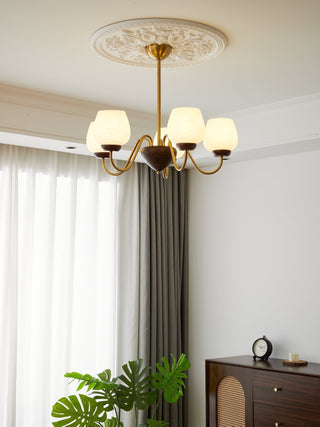 Sytheiel Lustre Bois Verre Premium Élégance