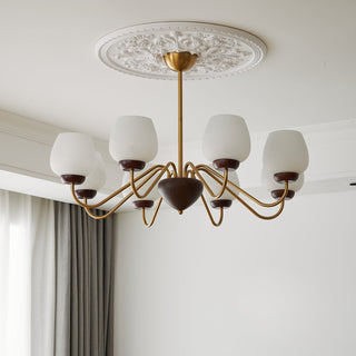 Sytheiel Lustre Bois Verre Premium Élégance