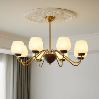 Sytheiel Lustre Bois Verre Premium Élégance