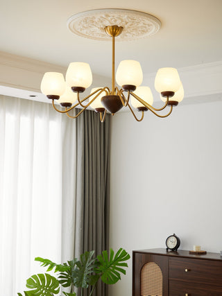 Sytheiel Lustre Bois Verre Premium Élégance