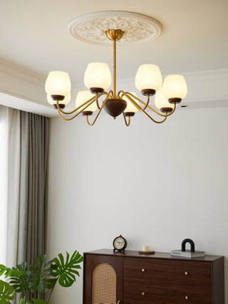 Sytheiel Lustre Bois Verre Premium Élégance