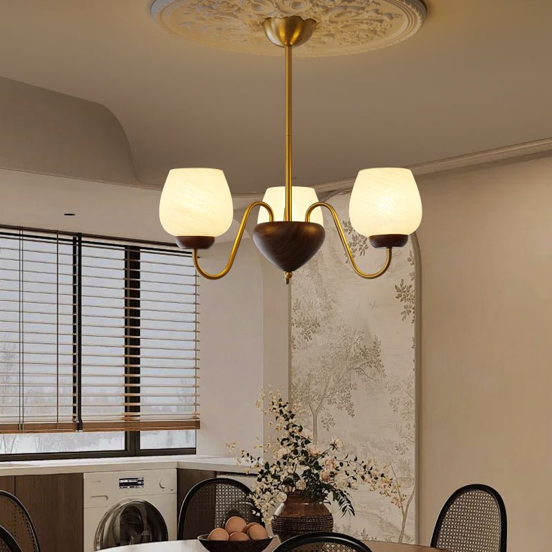 Sytheiel Lustre Bois Verre Premium Élégance