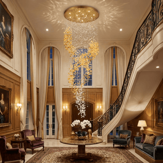 Aurum Cascade Chandelier-Neutral Decor