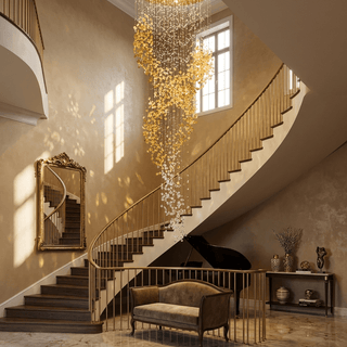 Aurum Cascade Chandelier-Neutral Decor