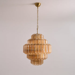 Aurora Lustre Aurum Cascade en Verre de Murano