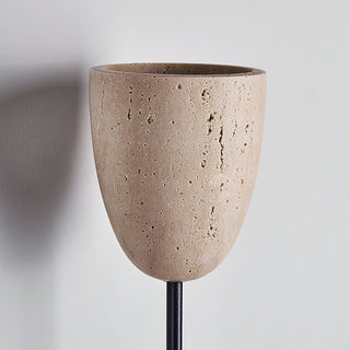 Kvennuvyo Moderne Minimaliste Noyer Métal Bois Applique Murale