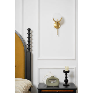 Ljomuvyo Moderne Minimaliste Laiton Albâtre Applique Murale