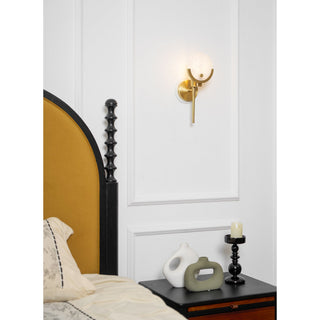 Ljomuvyo Moderne Minimaliste Laiton Albâtre Applique Murale