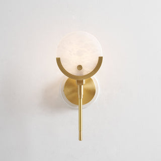 Ljomuvyo Moderne Minimaliste Laiton Albâtre Applique Murale