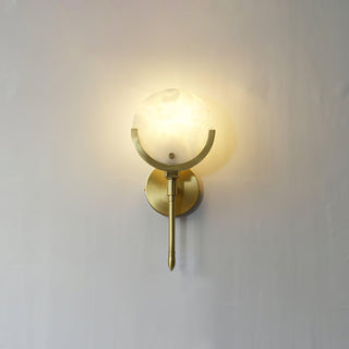 Zavarara Applique Murale Sphère Albâtre