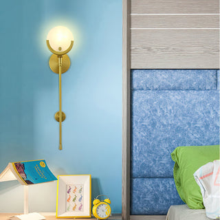 Ljomuvyo Moderne Minimaliste Laiton Albâtre Applique Murale