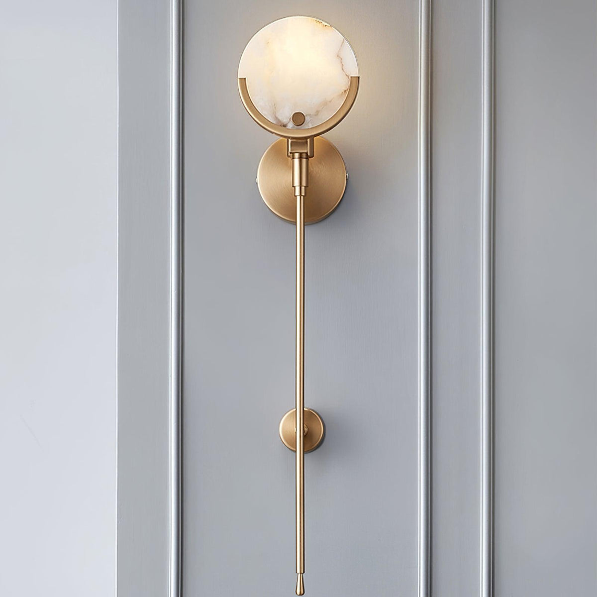 Zavarara Applique Murale Sphère Albâtre