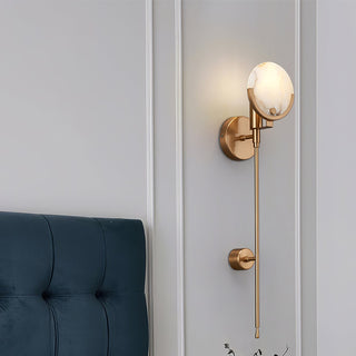 Ljomuvyo Moderne Minimaliste Laiton Albâtre Applique Murale