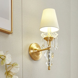 Qvistuvyh Postmodern Luxe Tissu Cristal Applique Murale