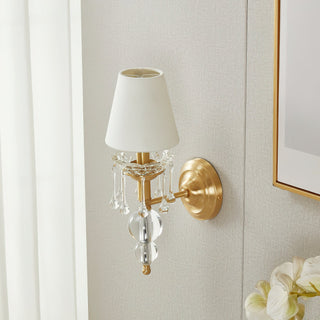 Qvistuvyh Postmodern Luxe Tissu Cristal Applique Murale