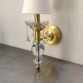 Qvistuvyh Postmodern Luxe Tissu Cristal Applique Murale