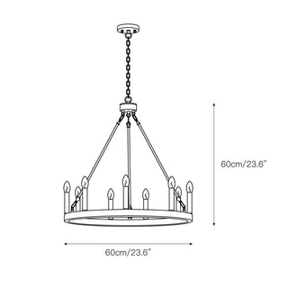 Mjolkuvyo Moderne Minimaliste Métal Lustre