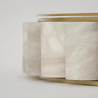 Sifuvyh Postmodern Luxe Inoxydable Albâtre Lustre