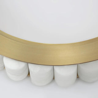 Sifuvyh Postmodern Luxe Inoxydable Albâtre Lustre