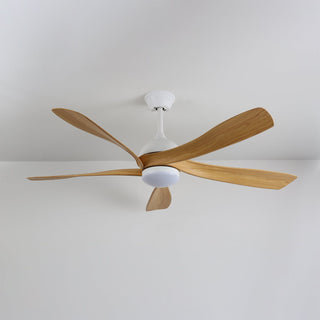 Plafonnier Ventilateur Sylven Moderne en Bois