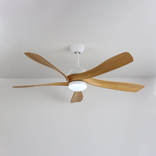 Plafonnier Ventilateur Sylven Moderne en Bois