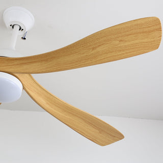 Plafonnier Ventilateur Sylven Moderne en Bois