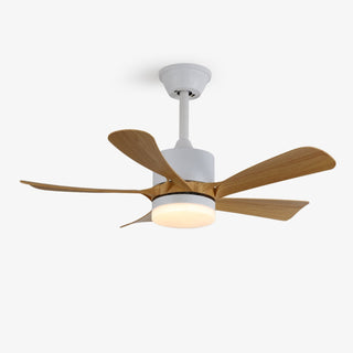 Plafonnier Ventilateur Sylven Moderne en Bois