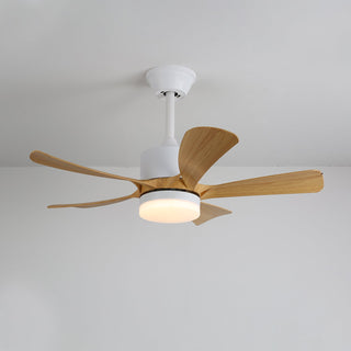 Plafonnier Ventilateur Sylven Moderne en Bois