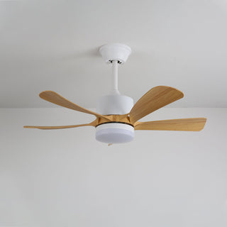 Plafonnier Ventilateur Sylven Moderne en Bois